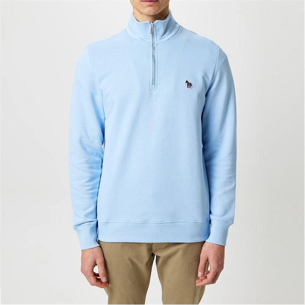 Paul Smith Half Zip Sweatshirt - Blue